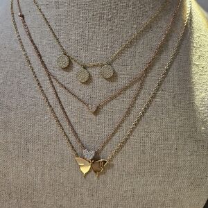 Goldtone Necklace Lot